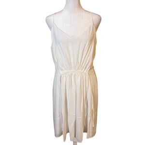 Revolve‎ Krisa White Spaghetti Strap Chiffon Dress Size Medium NWT